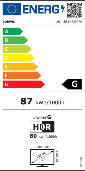 Energy label 6LO-60433D12
