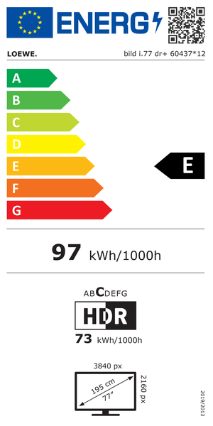 Energy label 6LO-60437D12