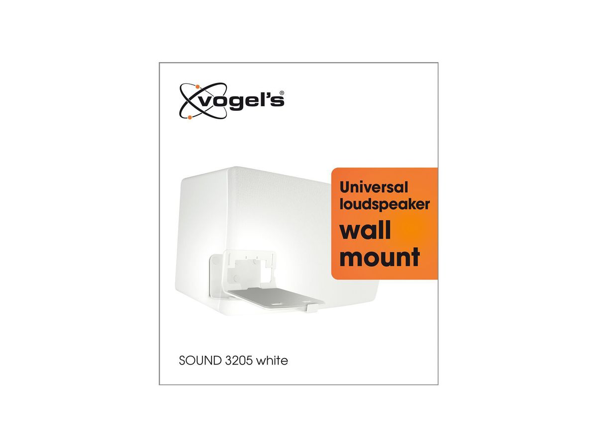 Vogel's Support enceinte - Denon, Sonos, universel, 7kg, blanc