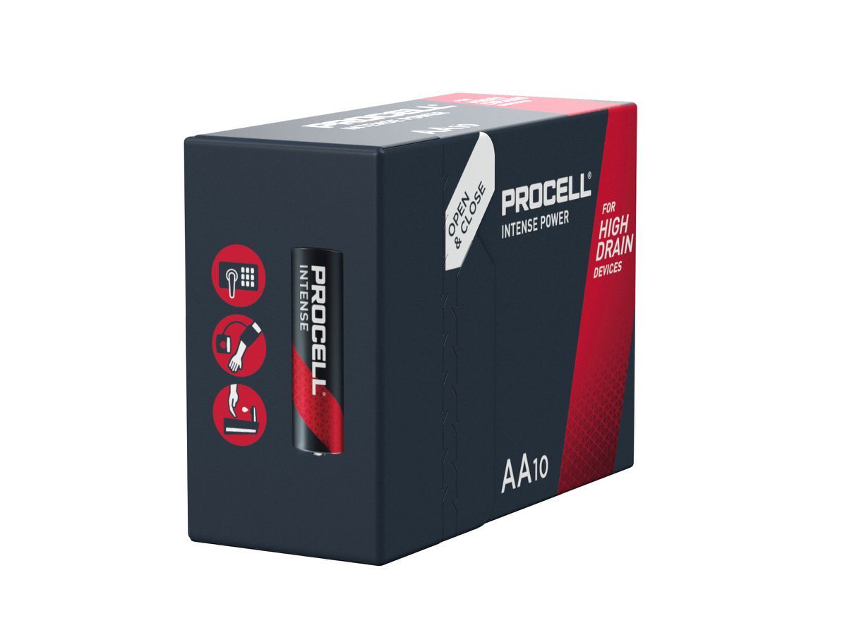 Procell Intense AA (LR06) 10er - Zn/MnO2 Alkaline 1.5V