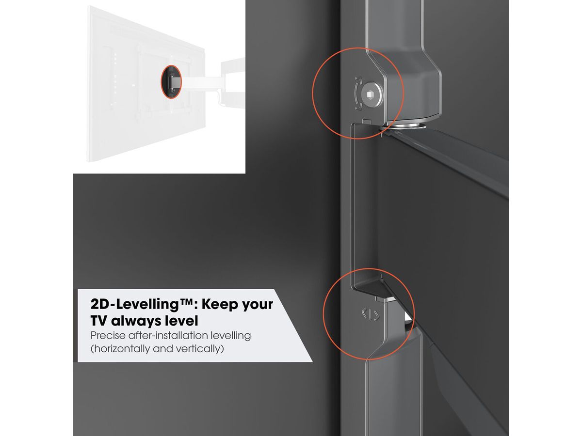 Vogel's TV-Wandhalterung - ELITE, schwenkbar, 55-100", 55kg