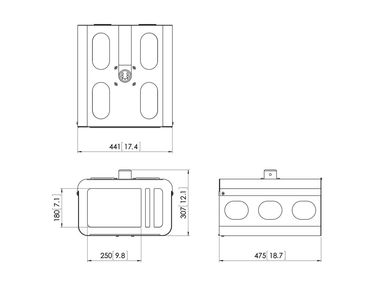 Vogel's Pro Boîtier de projecteur - Connect-It, modulaire, antivol