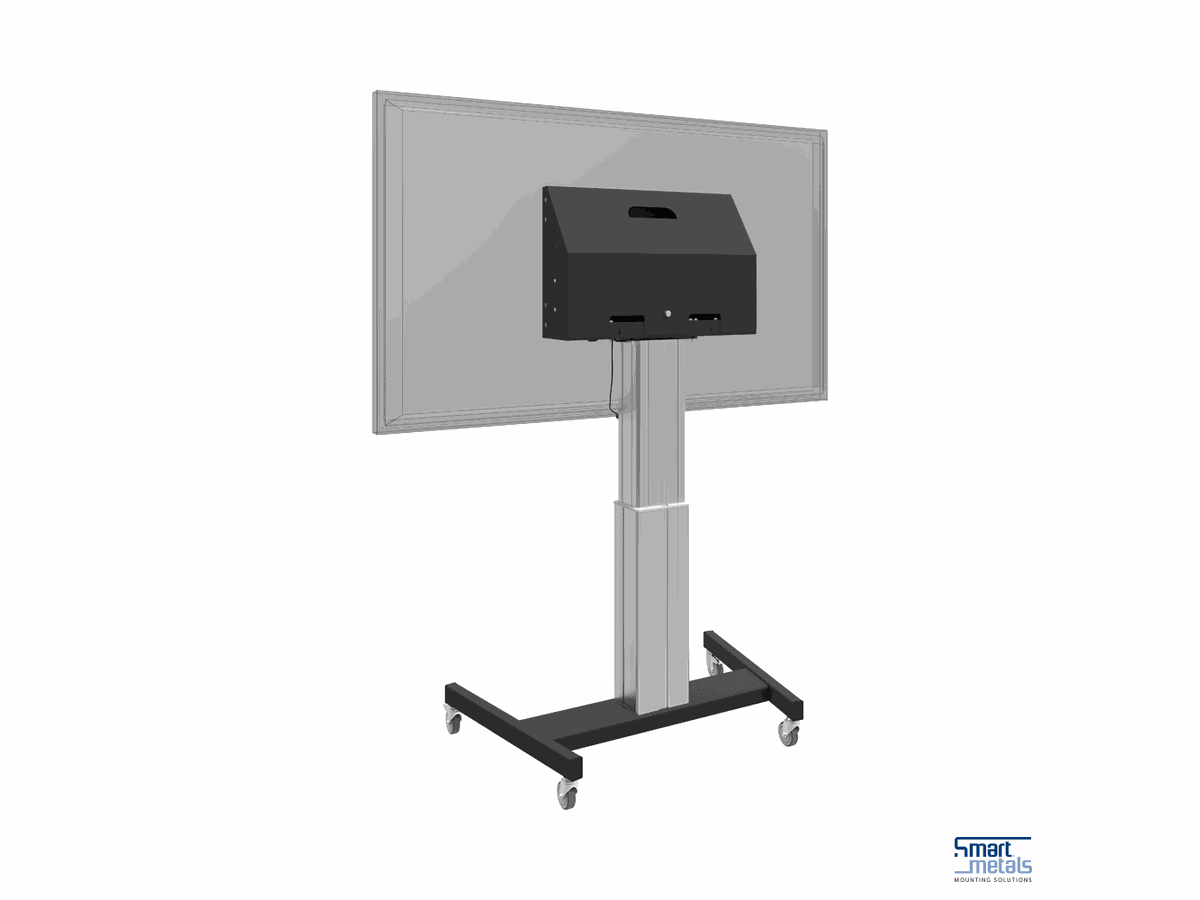 SmartMetals Trolley motorisé - Chariot, électrique, 120kg, noir