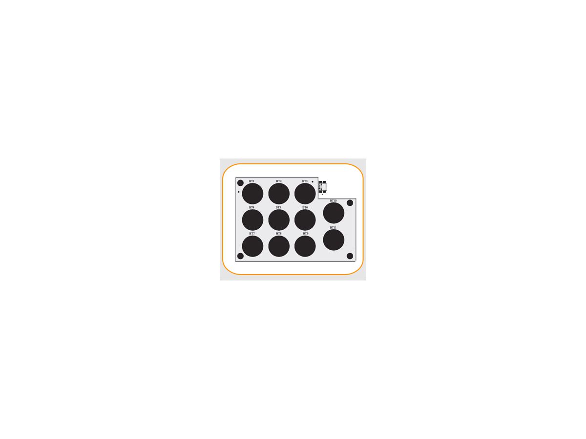 BrightSign USB Button Pad,11 Buttons - zu HD1010W, HD1020, XD1030 & XD1230