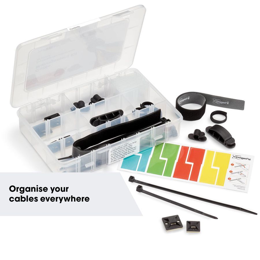 Vogel's kit de gestion des câbles - Universel, 40 pièces, assorties