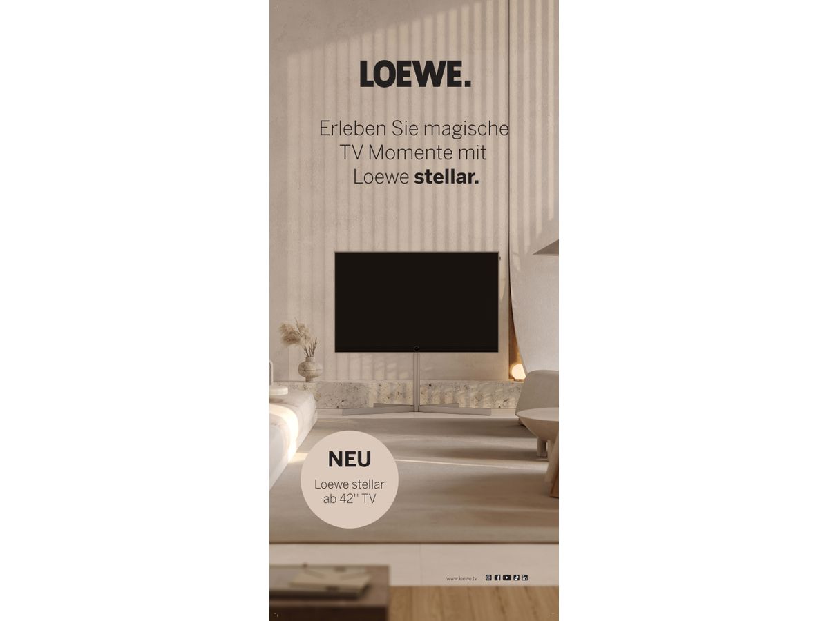 stellar Hanging Banner exkl. Set DE - Loewe Werbematerial