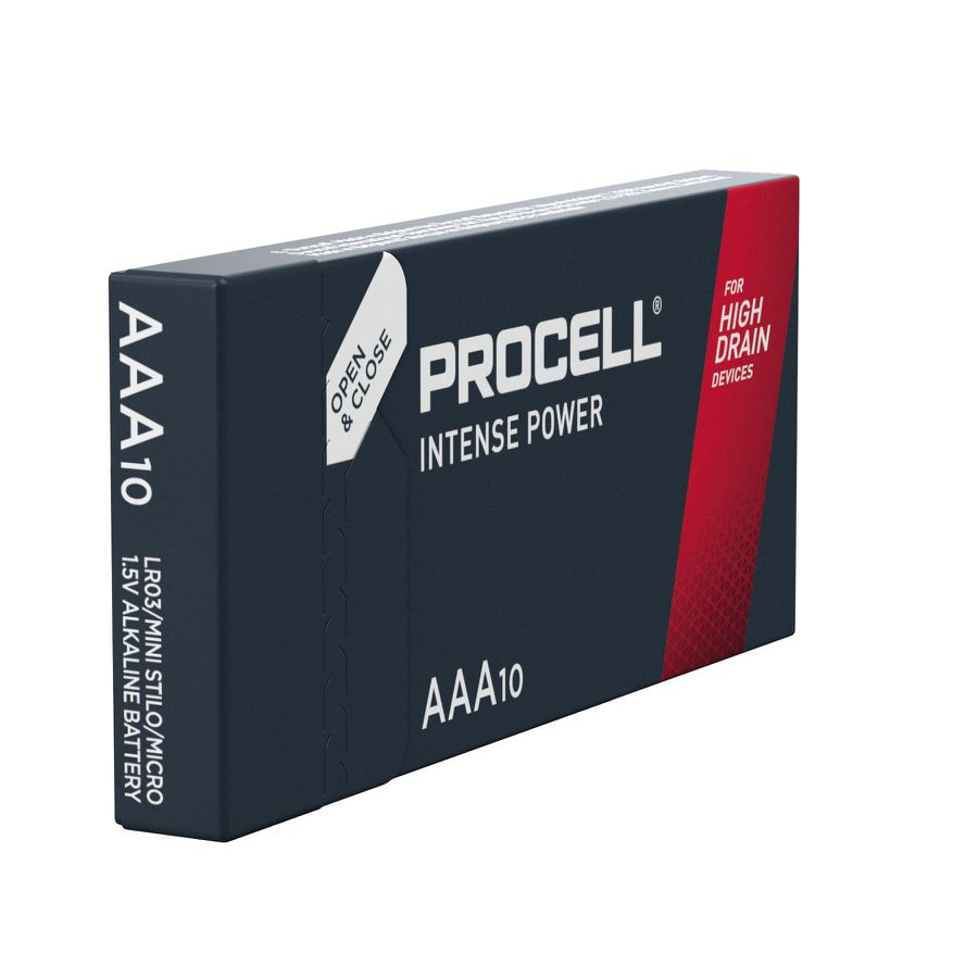 Procell Intense AAA (LR03) CP10 - Zn/MnO2 Alkaline 1.5V