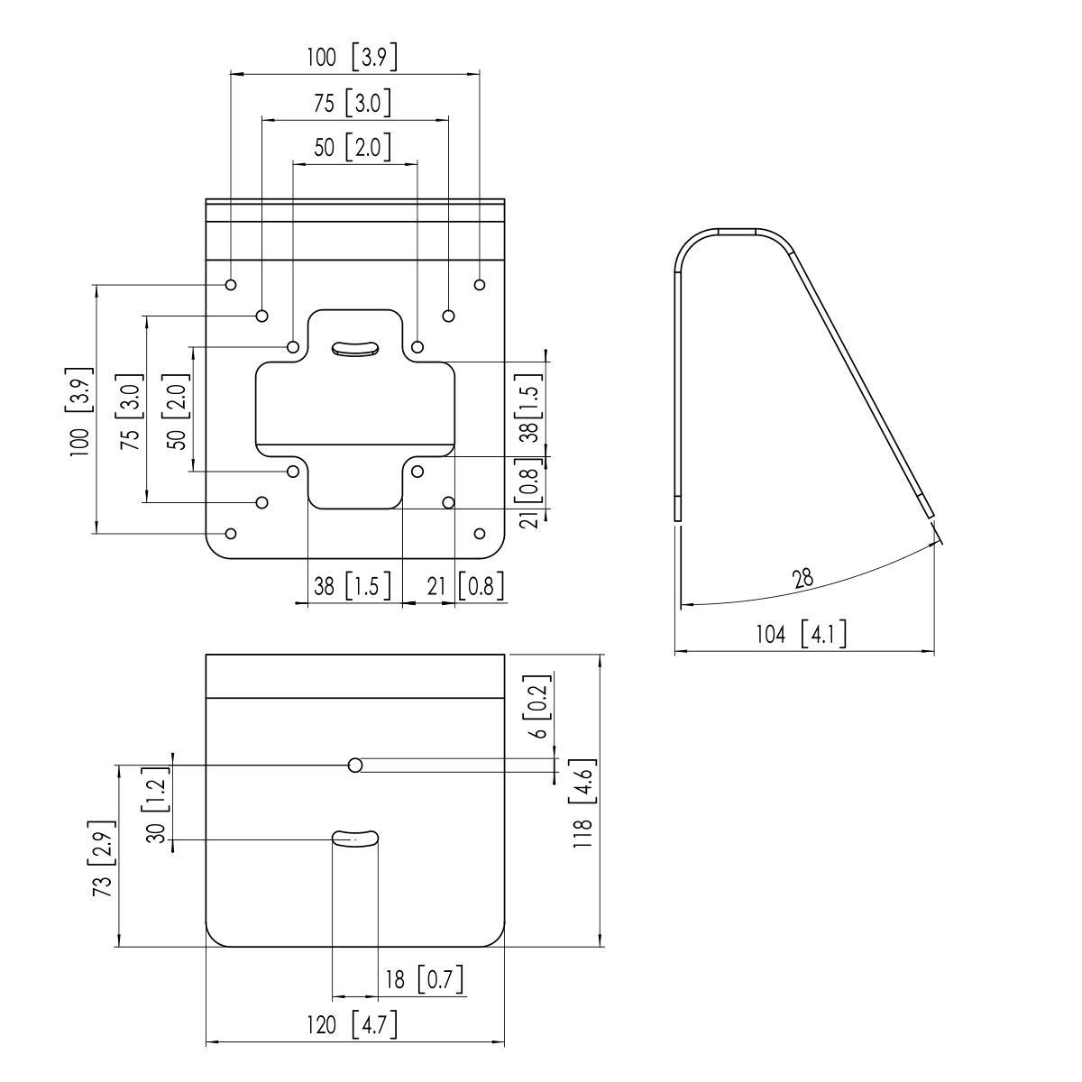 Vogel's Pro Wand- / Tischhalterung - zu PTS-Tablet-Gehäuse