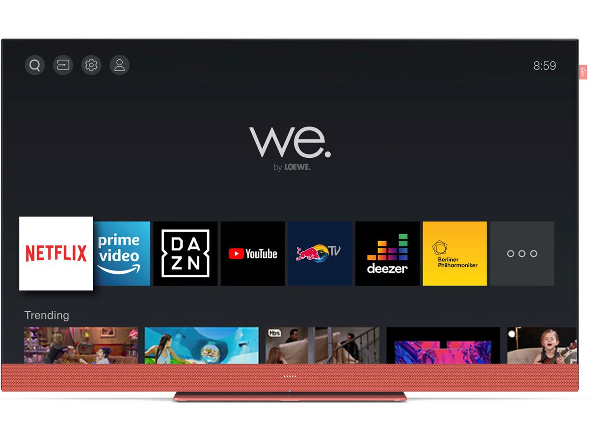 We. SEE 43 coral red - We. by Loewe LCD UHD TV 43"