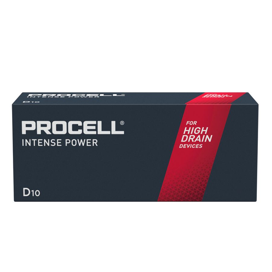 Procell Intense D (LR20) ST10 - Zn/MnO2 Alkaline 1.5V