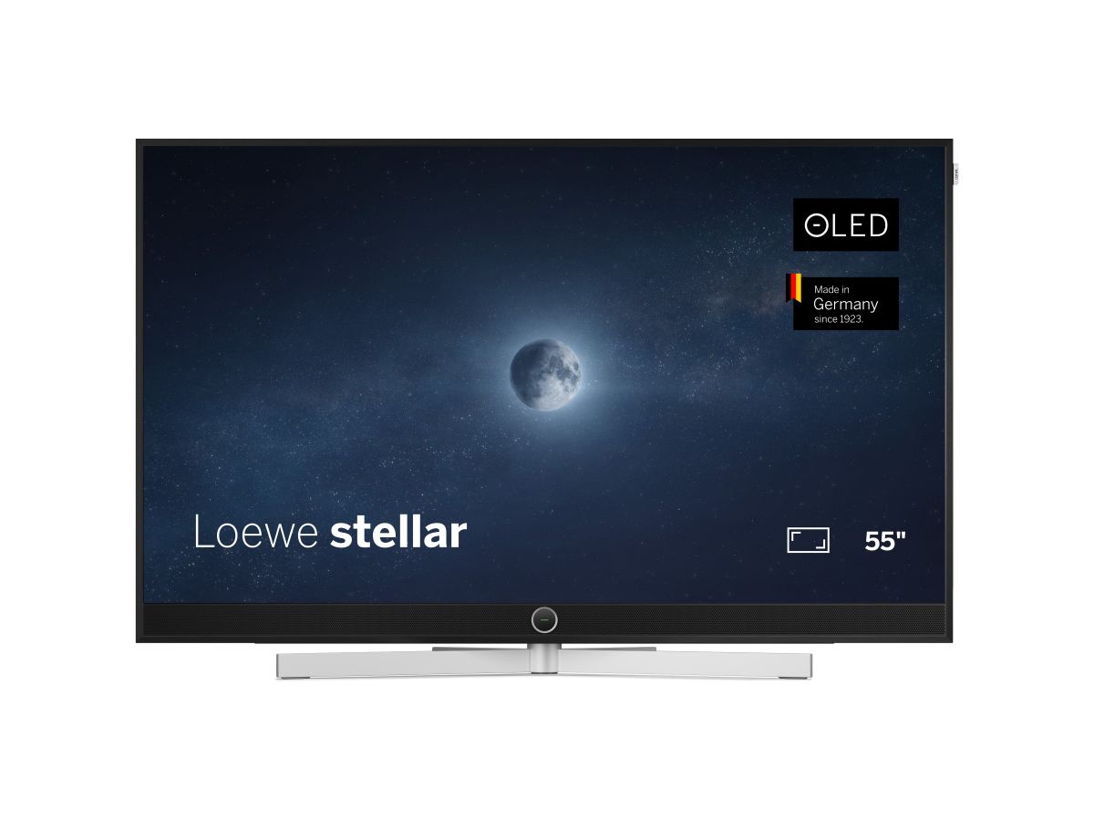 Loewe stellar 55 dr+ alu black + lava - Loewe TV OLED UHD 55"