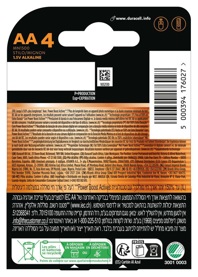 Plus MN1500/AA/LR6 K4 - Power Boost