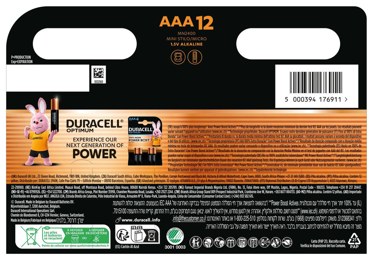 Plus MN2400/AAA/LR03 12er - Power Boost