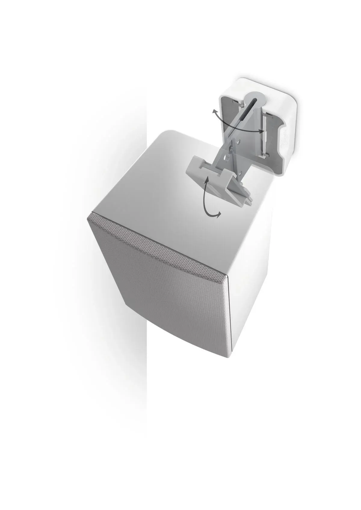 Vogel's LS wall bracket - Universal, 5kg, white