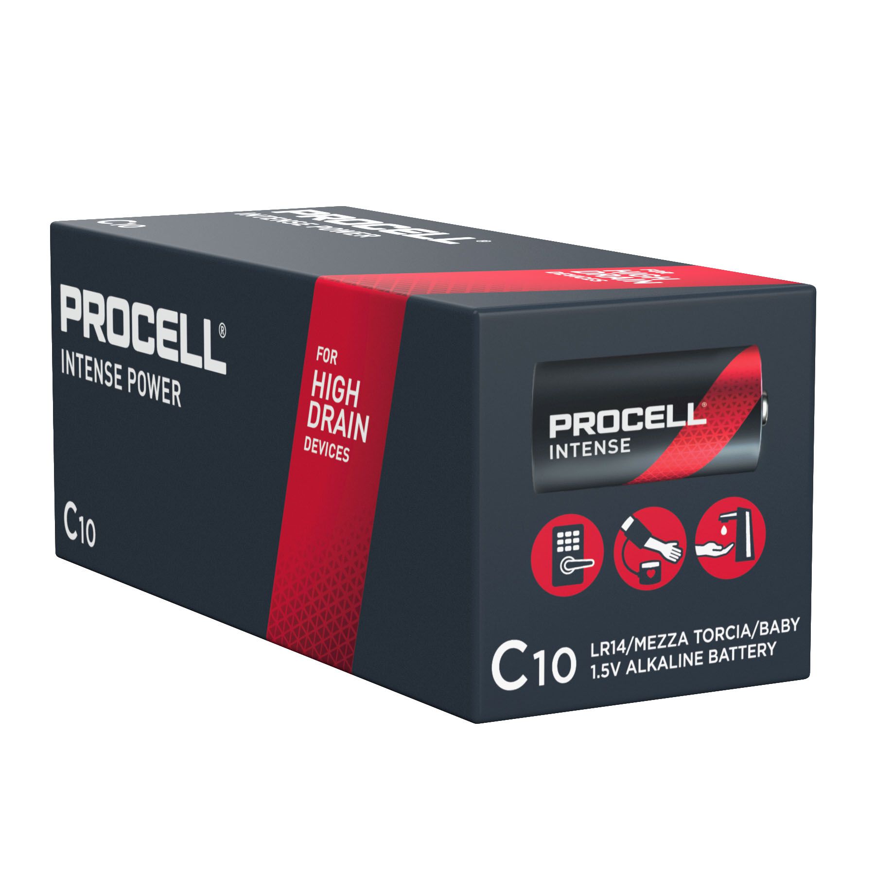 Procell Intense C (LR14) ST10 - Zn/MnO2 Alkaline 1.5V
