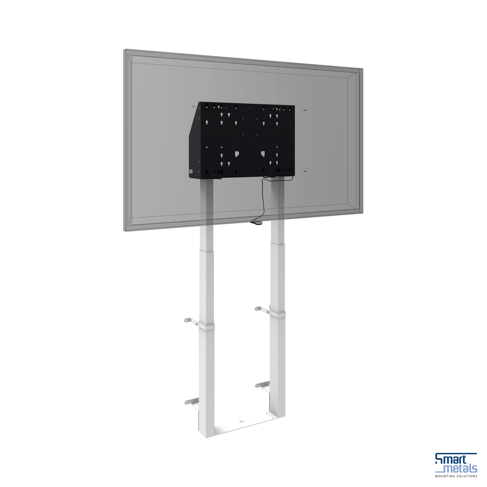 SmartMetals Display-Lift - Boden-Wand, elektrisch, 120kg, weiss