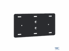 SmartMetals Plaque murale - pour 052.7200, 052.7250, noir