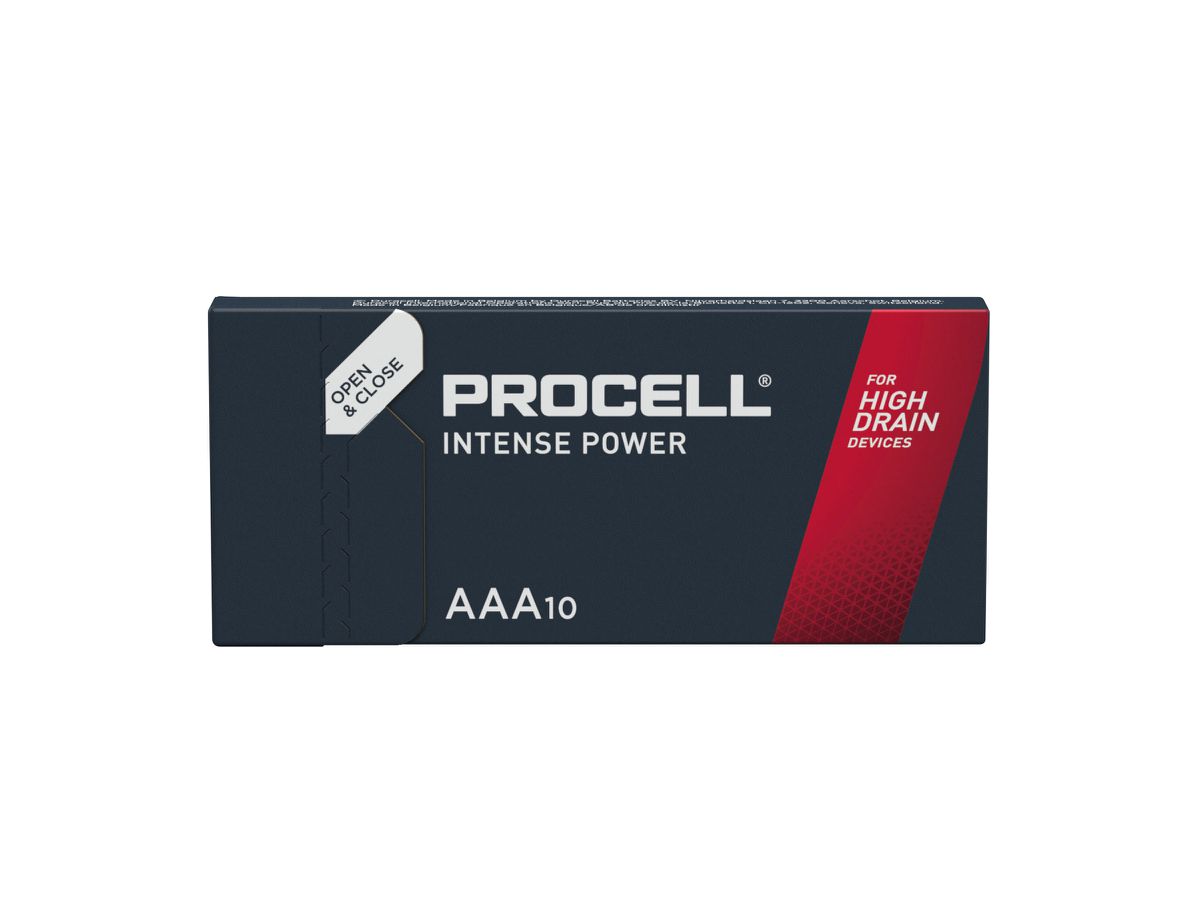 Procell Intense AAA (LR03) CP10 - Zn/MnO2 Alkaline 1.5V