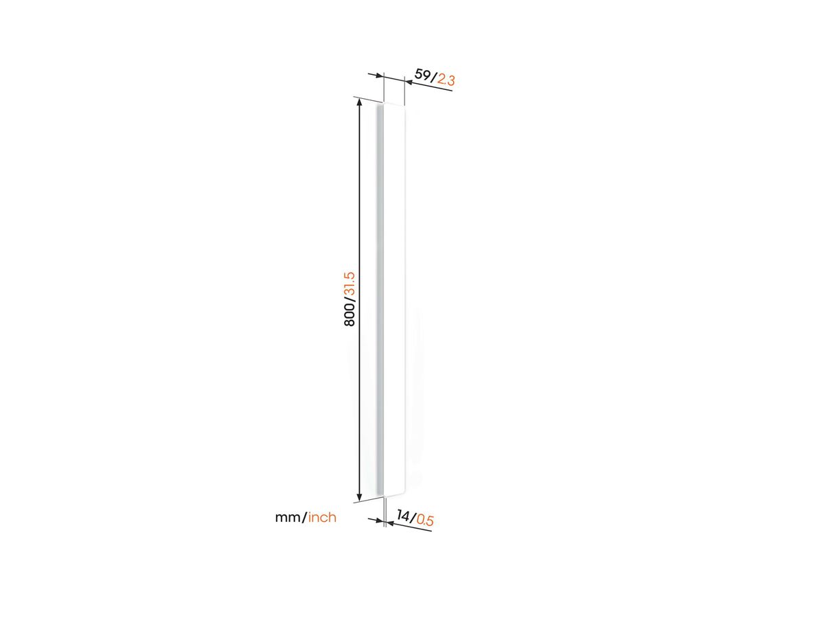 Vogel's Kabelkanal - Universal, 80cm, weiss