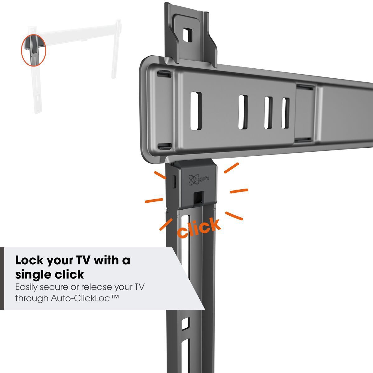 Vogel's TV-Wandhalterung - ELITE, flach, 40-100", 100kg