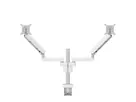 Vogel's Pro 2x Monitor mount Motion, - table, ergonomic, 2x10kg, white