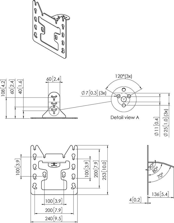 Vogel's Pro Display-Adapter - Connect-It, modular, PUC24xx