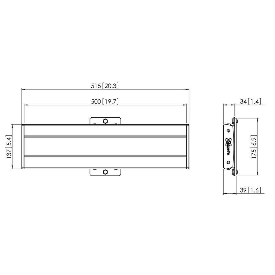 Vogel's Pro Display-Adapterbar - Connect-It, 515mm, Schwarz