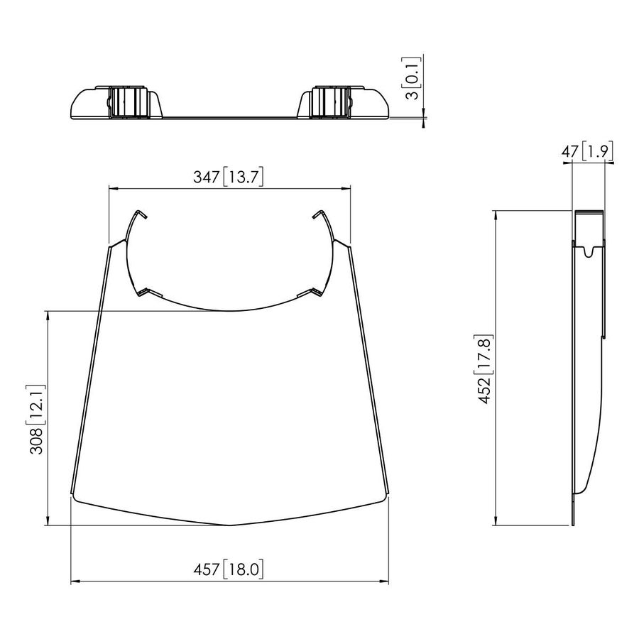 Vogel's Pro AV-Support - zu PFF2420, PFT2520, 10kg
