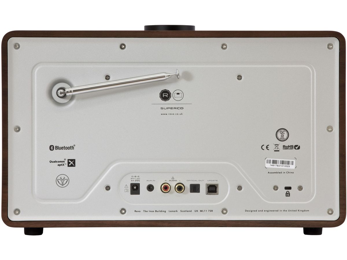 Revo SuperCD walnuss silber