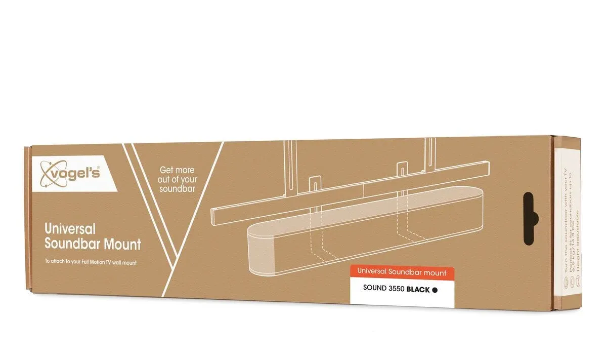 Vogel's Support de barre de son - Bose, Sonos, universel, 7kg, noir