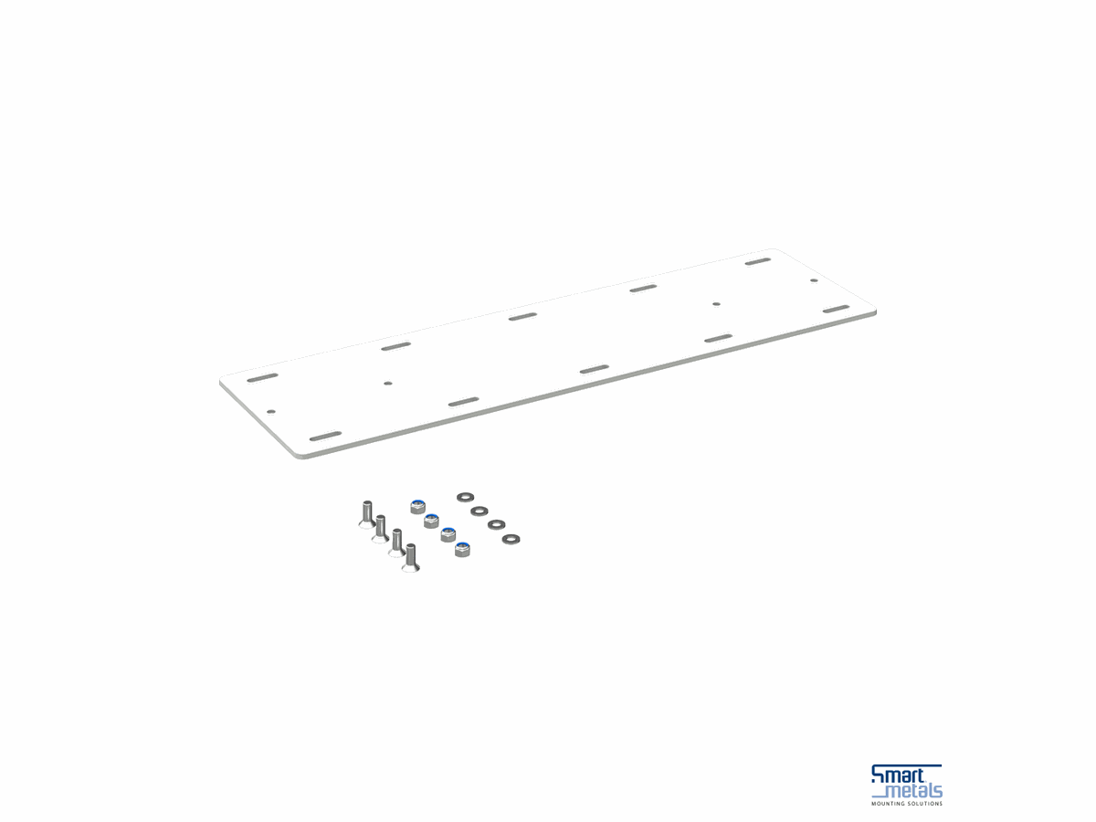 SmartMetals Plaque de sol - pour Display-Lift 052.7110, noir
