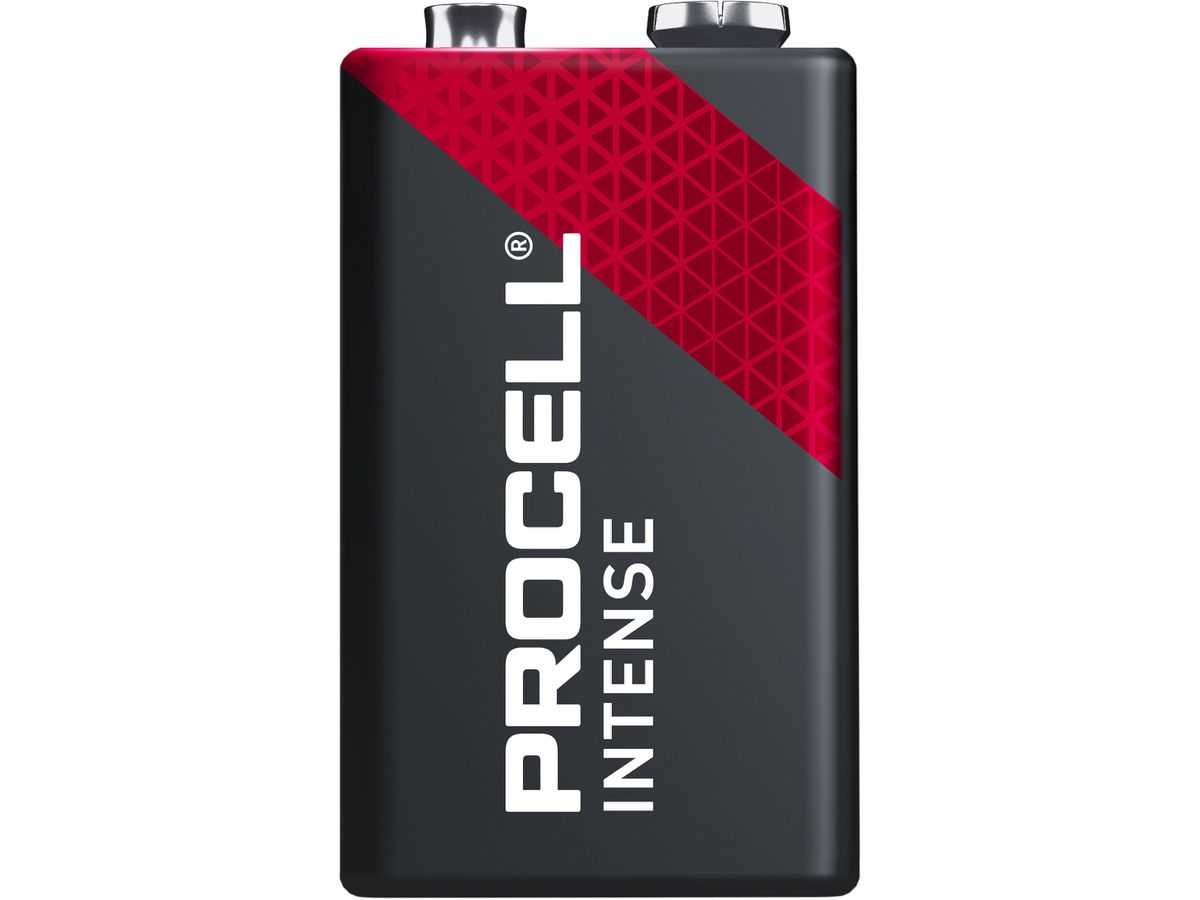 Procell Intense 9V (6LR61) ST10 - Zn/MnO2 Alkaline 9V