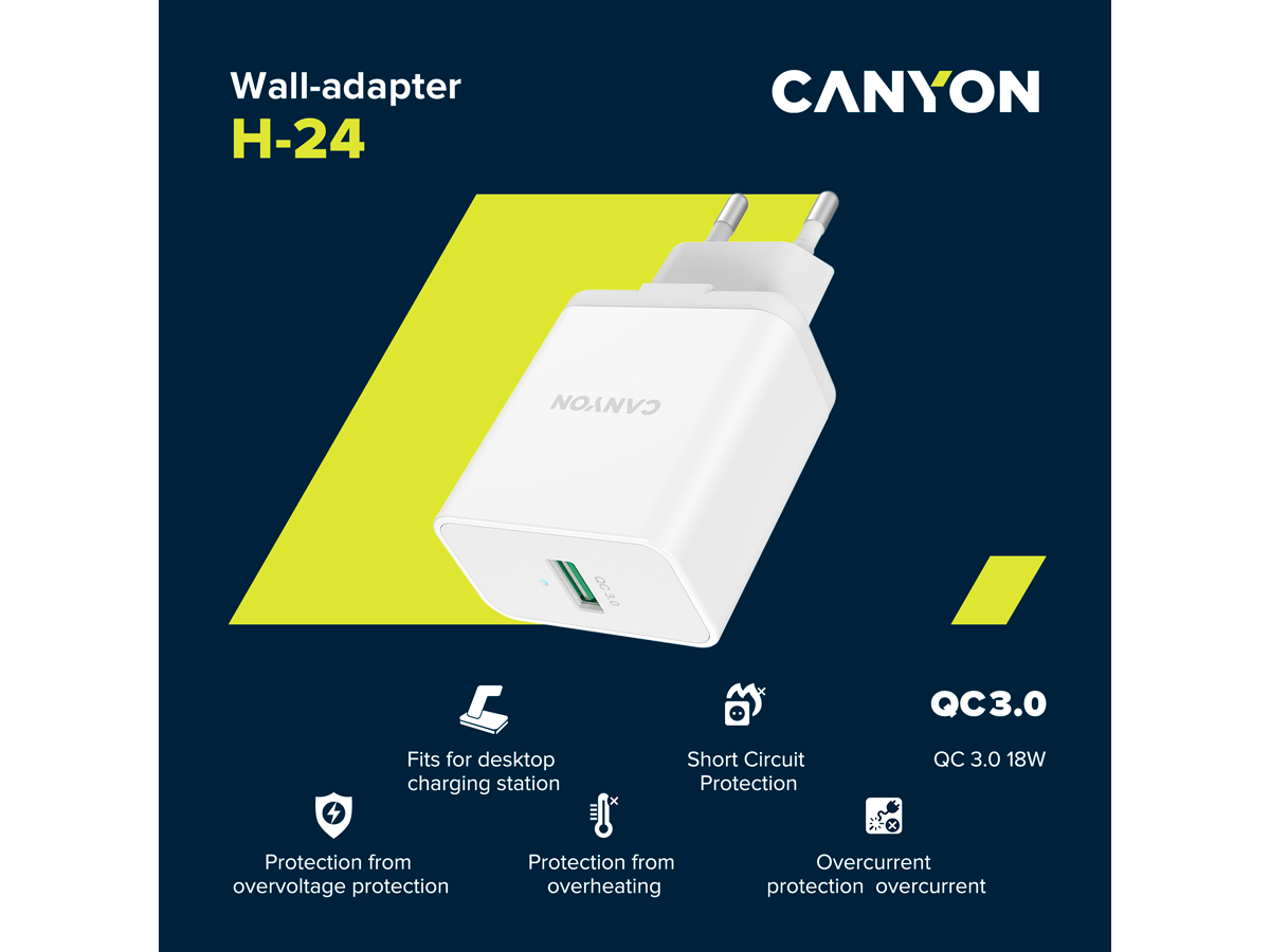 Canyon Chargeur universel 24W