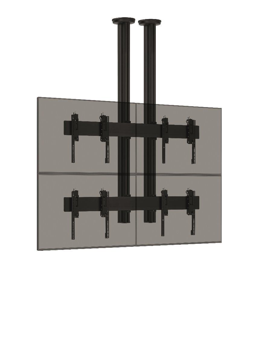 Vogel's Pro Ceiling Mount Bundle - Display, 2x2, <55, 200cm, black