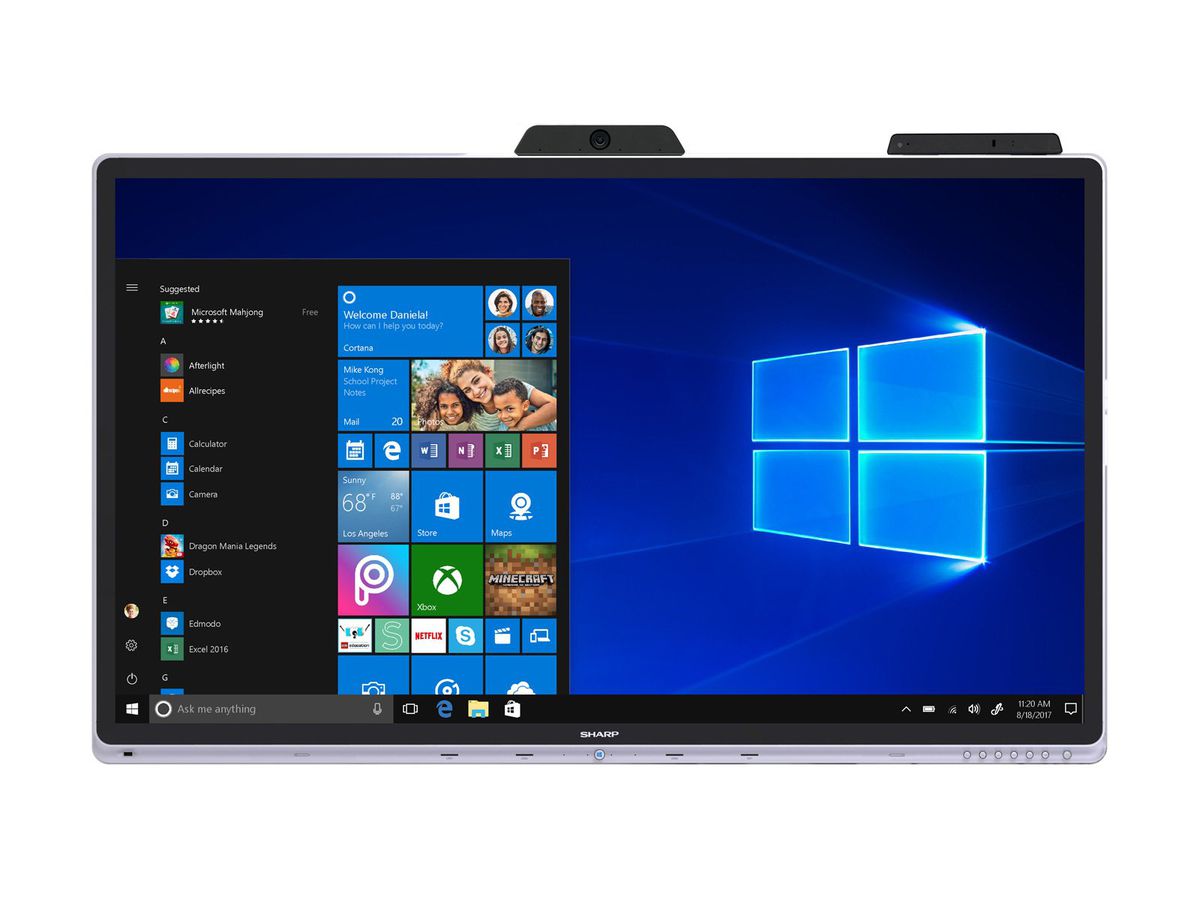 SHARP UHD Interactive-Display,350Kand., - 70",PCAP Touch,built-in Camera/Speaker