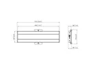 Vogel's Pro Display-Adapterbar - Connect-It, 515mm, Silber