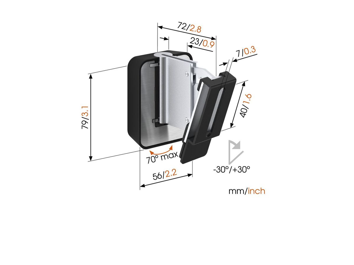 Vogel's LS-Wandhalterung - Universell, 5kg, weiss