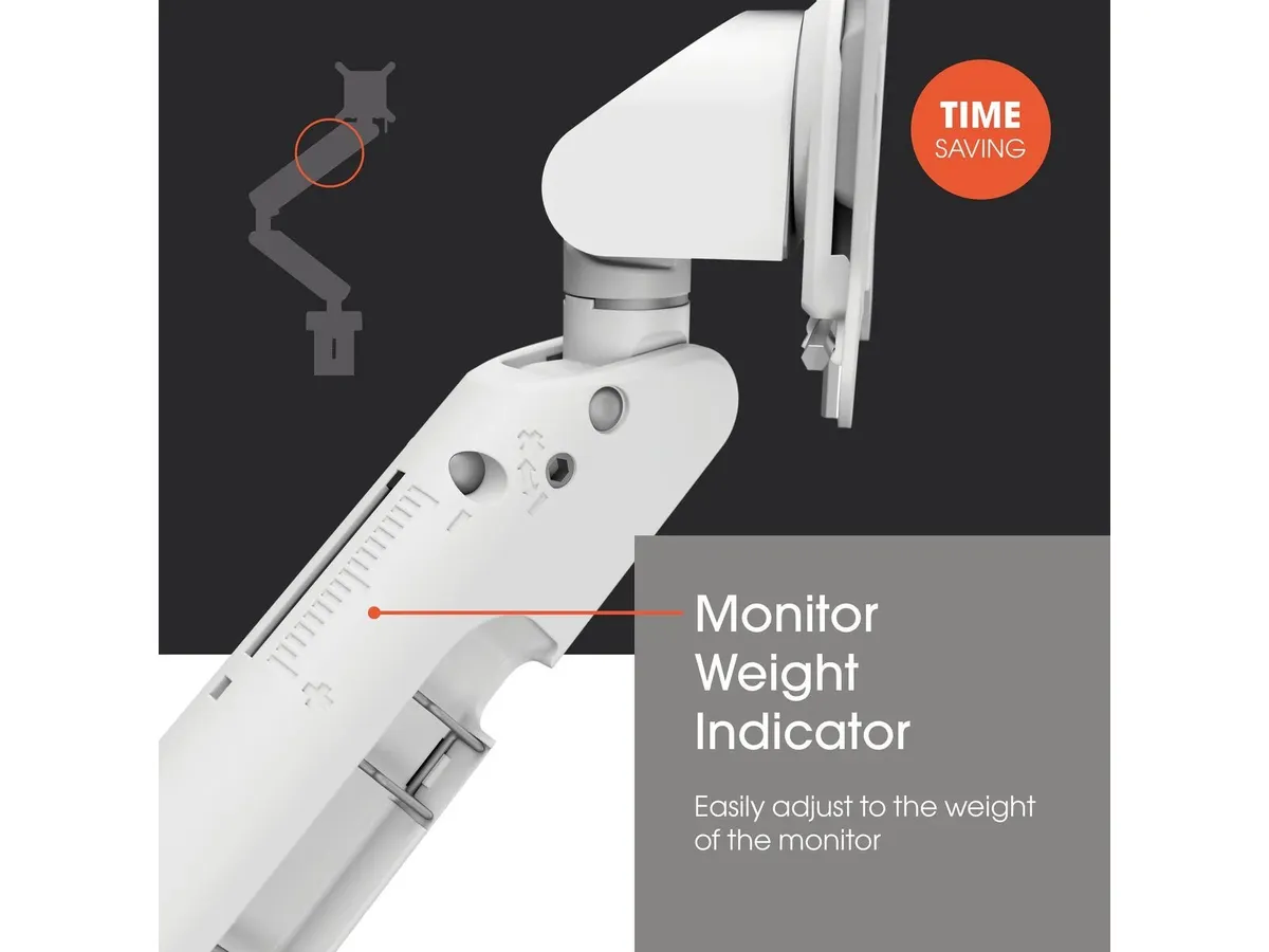 Vogel's Pro Monitor mount Motion, - wall, ergonomic, 10kg, white