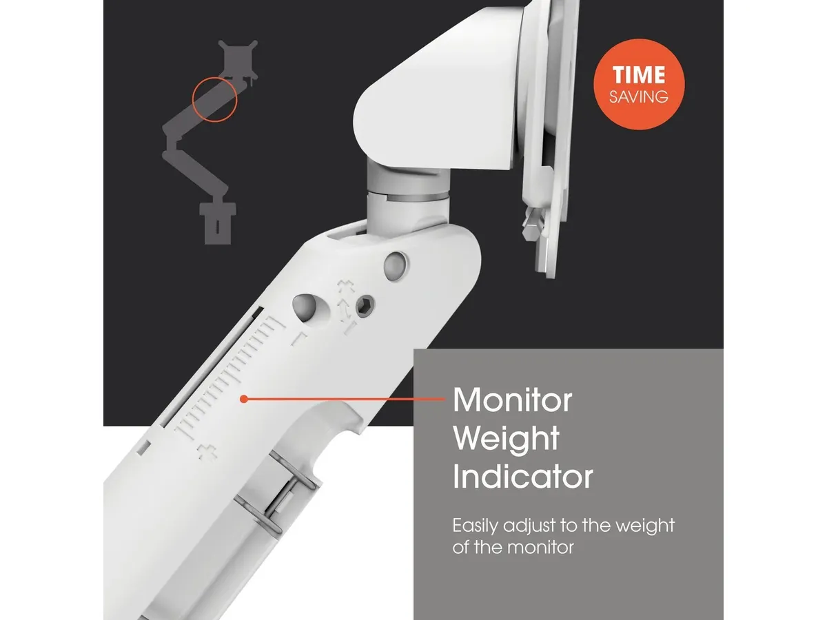 Vogel's Pro Support d'écran Motion - table, ergonomique, 10kg, blanc