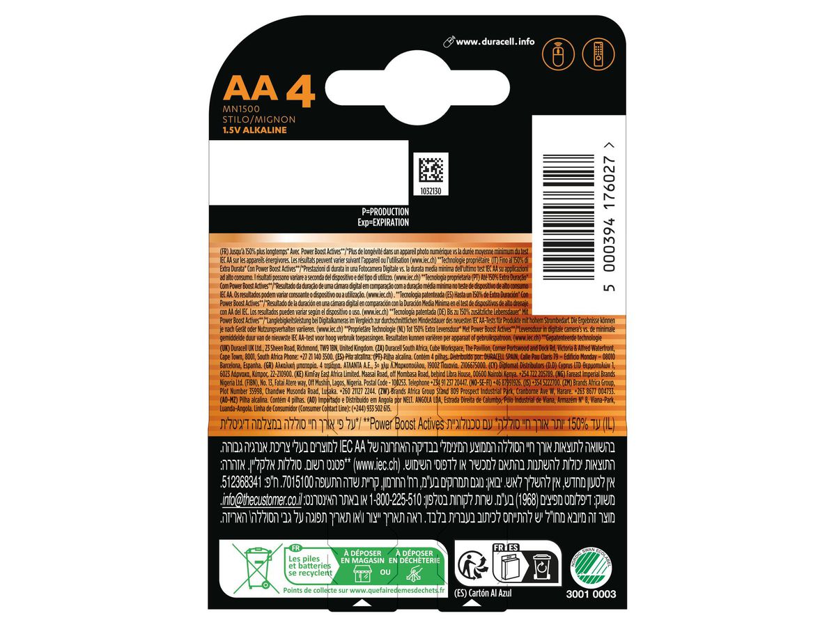 Plus MN1500/AA/LR6 K4 - Power Boost