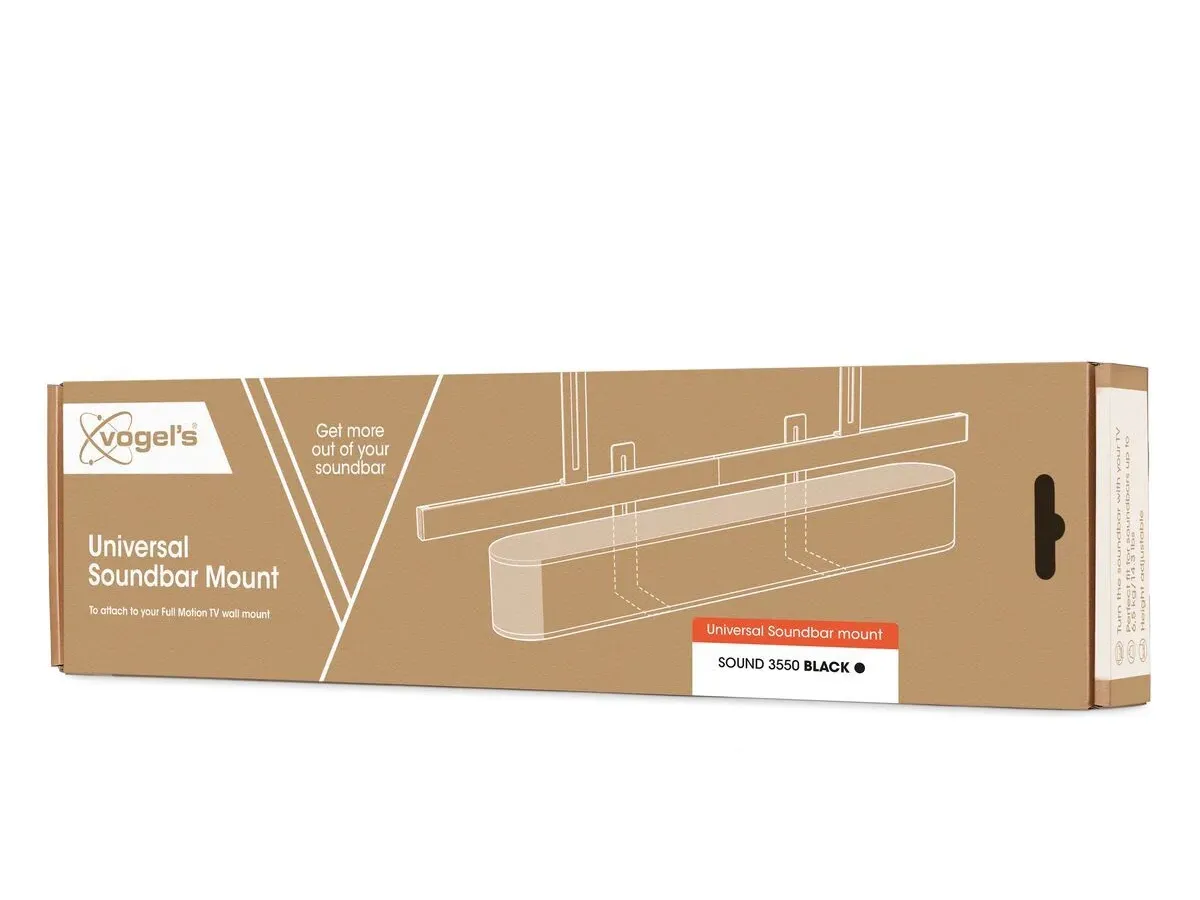 Vogel's Soundbar Halterung - Bose, Sonos, universal, 7kg, schwarz