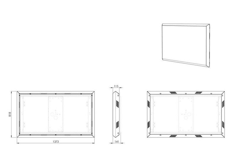 Vogel's Pro Wall Mount - Outdoor, for LG 55XE4F, black