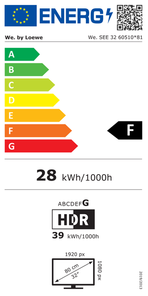 Energy label 6WE-60510D81