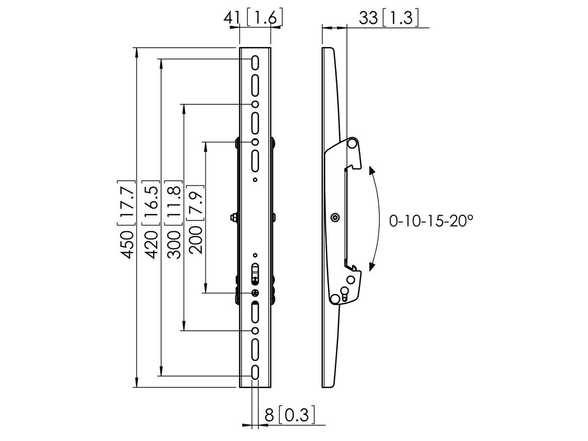 Vogel's Pro Display-Adapterstrips - Connect-It, modulaire, PFB34xx