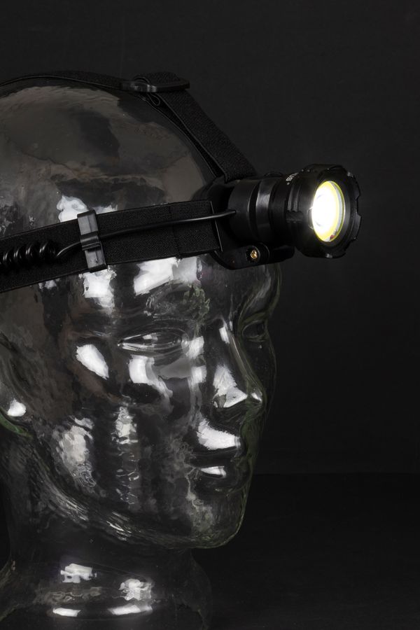 MAXIMUS LED Headlamp M-HDL-004-DU - 5W+3W 450lm 3xAAA Powered by Duracell