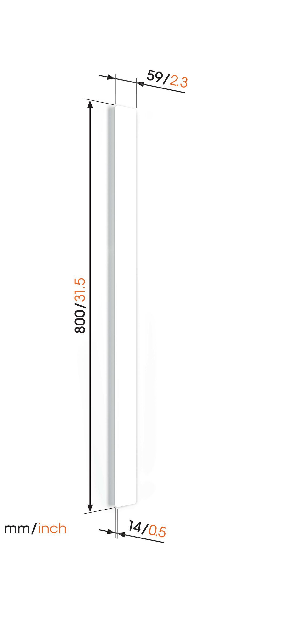 Vogel's cable column - Universal, 80cm, white