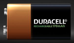 9V/HR22 B1 Rechargeable Akku 170mAh