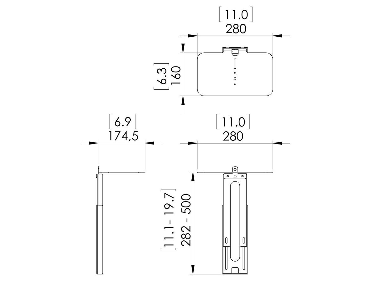 Vogel's Pro AV-Halter - Connect-It, modular, zu PFBxxxx