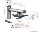 Vogel's Projector Wall Mount - Universal, swivel and tilt, 10kg