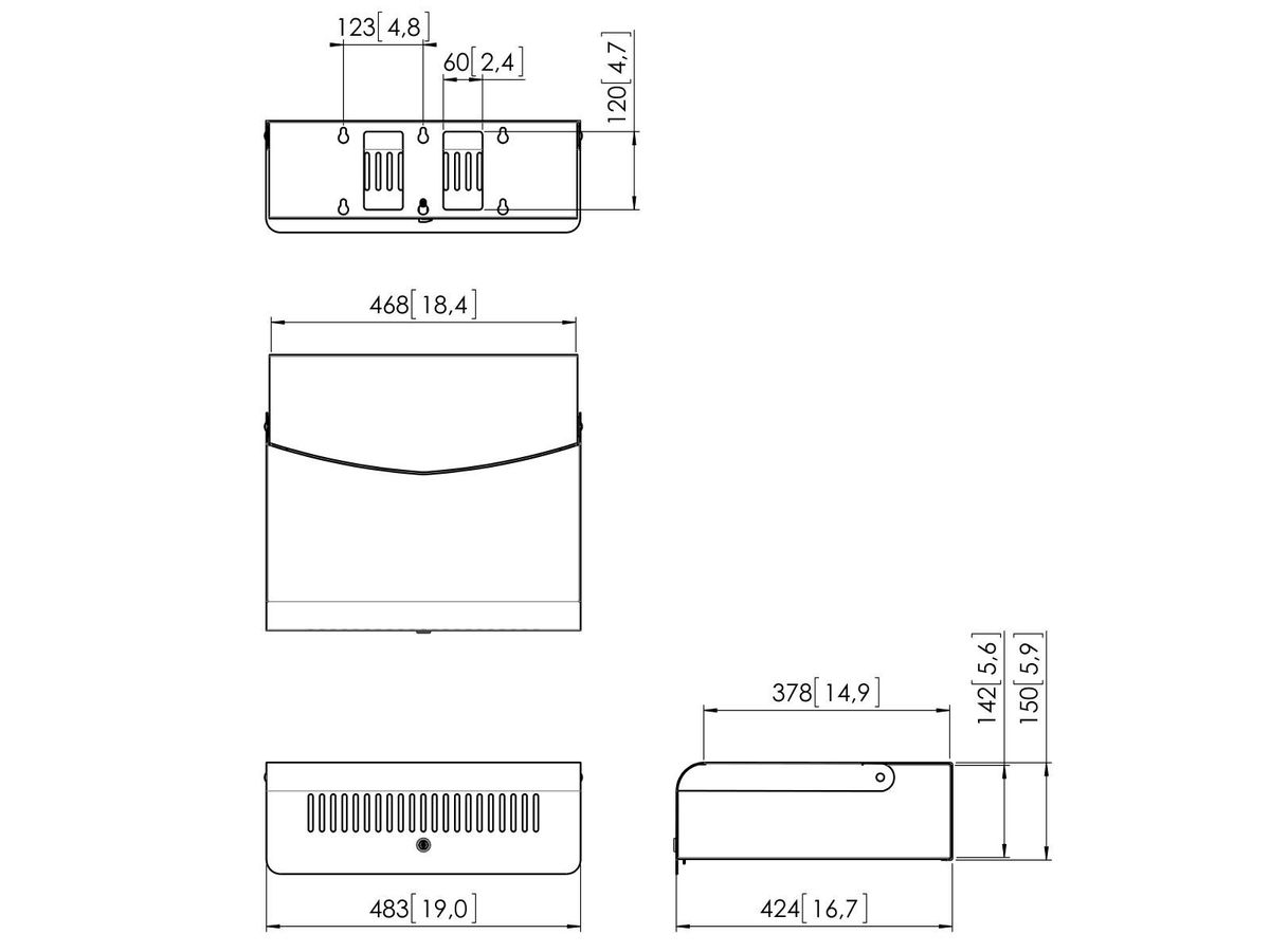 Vogel's Pro AV-Gehäuse - Connect-It, zu PUC 25xx,27xx, 20kg